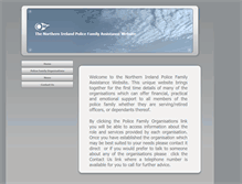 Tablet Screenshot of northernirelandpolicefamilyassistance.org.uk